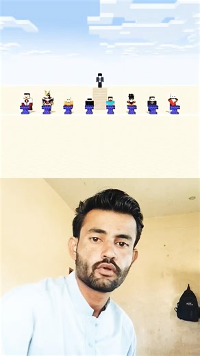 Help Herobrine To Kick The Hardest #saitama #minecraft #superman