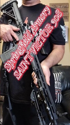 Springfield Armory Saint Victor 308 Sniper Rifle!
