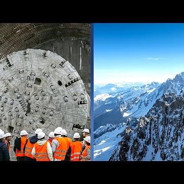 Digging a 57KM Tunnel Through a Mountain