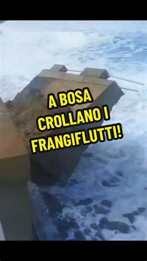 🌊 BOSA: CROLLANO I FRANGIFLUTTI! Il mare si riprende la costa. A Bosa, in Sardegna, parte della barriera anti-onda è crollata dopo le forti mareggiate. 🌊 Blocchi spostati, dalla scogliera, al cuore del mare, tra preoccupazione per la sicurezza del litorale e soldi pubblici per far fronte all’emergenza. ⚠️ La forza del mare non perdona. E… 💬 Tu cosa ne pensi? #Bosa #Sardegna #Mareggiata #Maltempo #Polastri