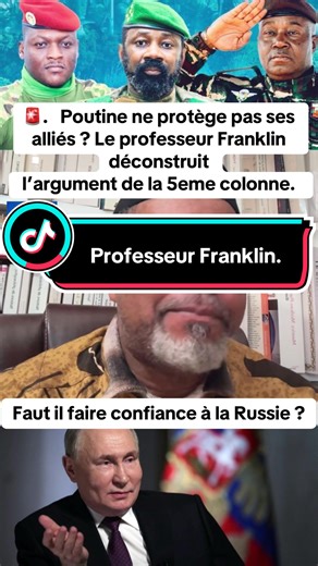 Déconstruction de l'argument pro-Russie par Franklin