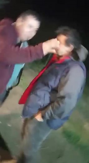 Nighttime Altercation Between Two Men Captured on Video