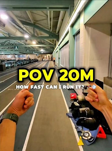 POV: 20m SPEED TEST 🏃‍♂️💨 NEW PR!