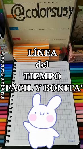Cómo hacer una línea del tiempo creativa en cuaderno