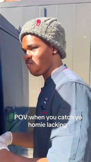 Catching him lacking #viral