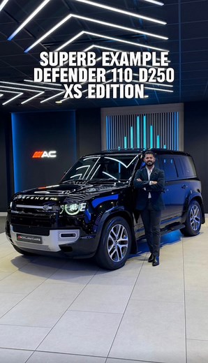 Superb Example - 2024 24 Land Rover Defender 110 3.0 D250 XS Edition Live Priced at £63,990 - Buy & Reserve Online - Contact Joe on 07835377418 or Business WhatsApp us on 07724101010 📲 ✔️Santorini Black Metallic ✔️Ebony Leather Interior ✔️Detachable Towbar ✔️20" XS Diamond Turned Alloys ✔️Fixed Side Steps ✔️Front & Rear Mudflaps ✔️Gloss Black Spare Wheel Cover ✔️Air Suspension ✔️Sliding Panoramic Sunroof ✔️Hated & Cooled Front Seats ✔️Heated Wheel ✔️Centre Console Refrigerator ✔️Wireless Chargi