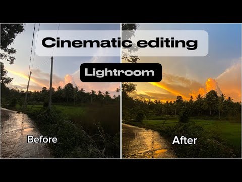 Lightroom Cinematic Editing Tutorial | step by step