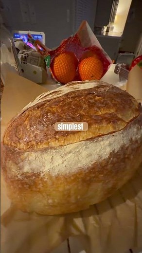 Baking Sourdough in a Roasting Pan (It Actually Worked!) #shorts