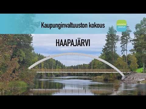 Haapajärven kaupunki valtuuston kokous 16.6. klo 18.00