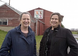 New Milford’s finished Barn Quilt Trail honors history with innovative art