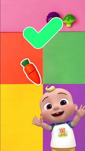 Can you match all the veggies to their correct colors? 🥦🌈🤔