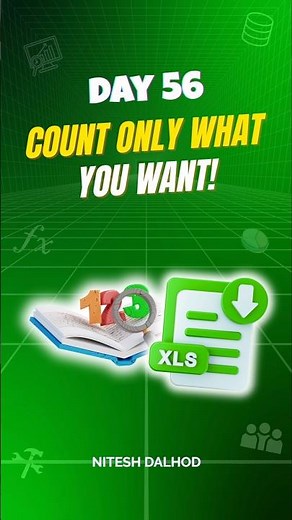 🎯Day 56: Master COUNTIF Formula in Excel Like a Pro! | Count with Condition in Excel