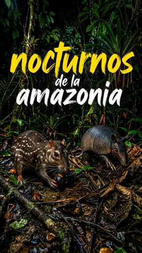dos animales de la selva que solo salen cuando todos duermen #animals #naturaleza #amazonas