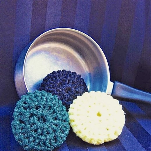 Nylon Net Dish Scrubbies (package of 2) -MADE TO ORDER - Etsy Canada