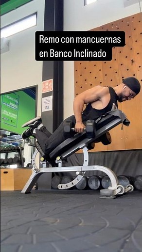 How to do it: Incline bench dumbbell row