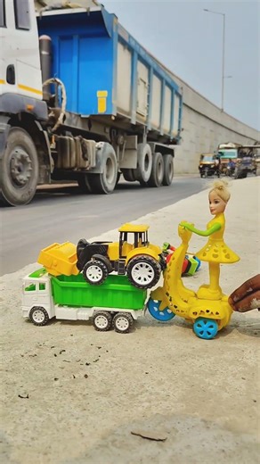 Remote Control Scooty Girl And Monkey Scooter Unboxing And Testing Short ||toys jcb toy