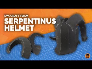 How to craft my Serpentinus helmet - EVA foam crafting video