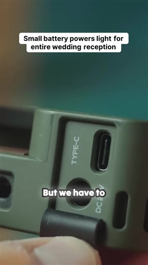 Compact Light with Powerful Battery for Photography