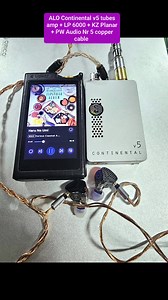 ALO Continental v5 tubes amp + LP 6000 + KZ Planar + PW Audio Nr 5 copper cable | Rudiwidjaja Hartono | Facebook