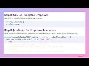 Implementing a Responsive Dropdown Menu for Touch Devices Using JavaScript