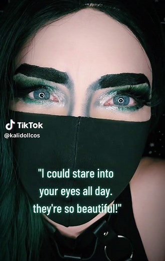 ‼️MDNI‼️Attempting to always be so, inside and out. #cosplay #cosplayer #maskedgirl #mask #blueeyes #smutttok #feral #Friday