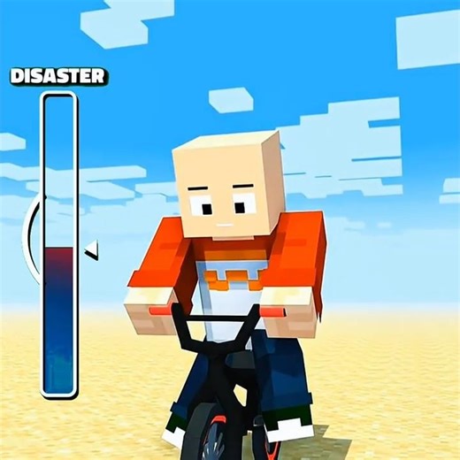 “For Saitama, even a bicycle is like a rocket.”🚀💀|| #saitama #opm #garou #minecraftanimation #anime