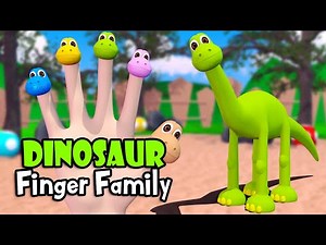 Dinosaur Finger Family Nursery Rhymes & Kids Songs | Binggo Channel