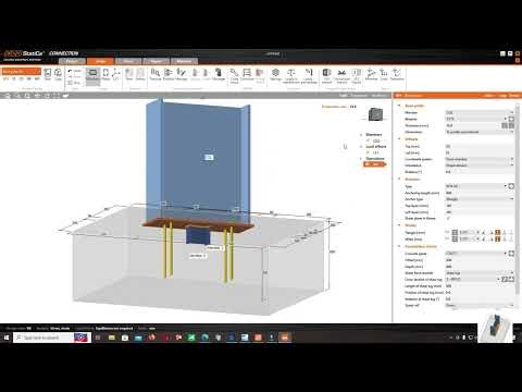 22. Steel Base Plate Design In IdeaStatica Eurocode3