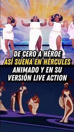 De "Cero a Héroe" de Hércules en la vida real 💪🎶 │ ByCrisZ Cine #shorts