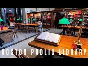 BOSTON PUBLIC LIBRARY TOUR | 4K