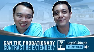 Can the probationary contract be extended?