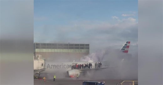Emergency landing in Denver leads to evacuation of fiery American Airlines flight