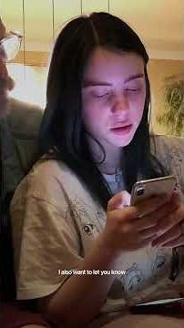 Before “One Less Lonely Girl,” she had a letter from her idol. Billie Eilish #TheWorldsALittleBlurry