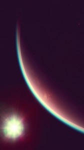 Surface of Earth planet in deep space