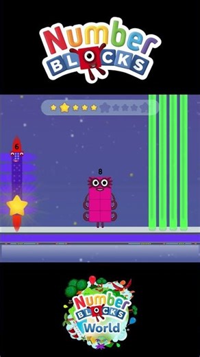 Numberblocks World Math Challenge | Learn Numbers for Kids #shorts