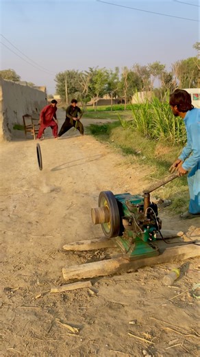 Diesel engines start with man new experiment