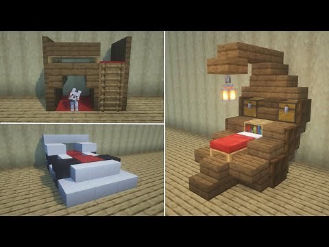 10 Bed Designs and Ideas | Minecraft