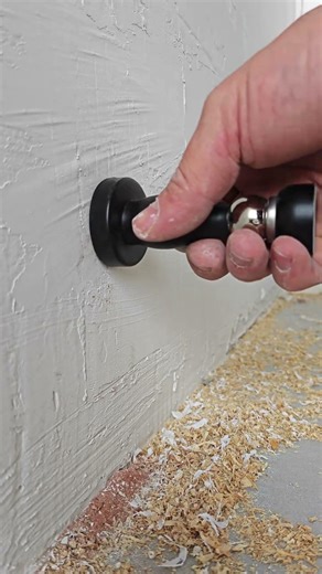 This drill bit eliminates need for electric hammer #Door installation #Hardware tools