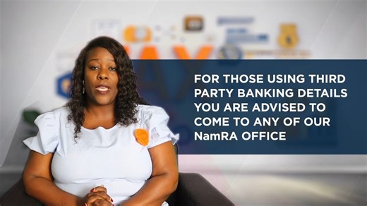 Need to add or amend your banking details on ITAS? 💳 Ensure your information is accurate and up to date by submitting the required documents at the nearest NamRA Domestic Taxes Office. This helps avoid delays in payments and refunds. Stay informed. Stay compliant. | Namibia Revenue Agency-NamRA