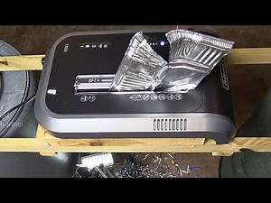 Shredding stuff in a strong paper shredder - Fellowes 99Ci