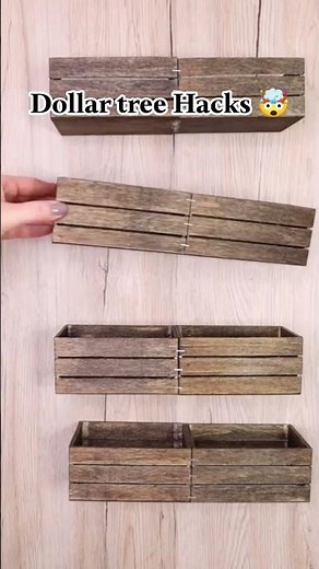 8 Dollar Tree Mini Crates — So Many Uses! 🌿 Budget DIY#seniorgardening #dailygardenguide #racks