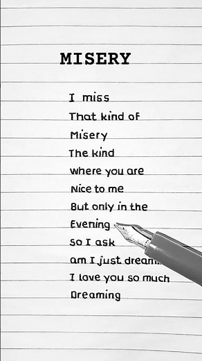 MISERY🩵 (Lyrics) - Pupises #trending #lyrics