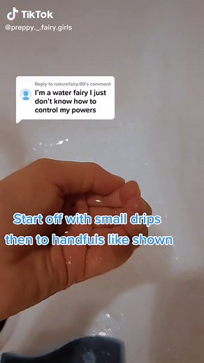 Reply to @naturefairy.09 How to do control/do water powers!#Realfairy #foryoupage #Magic #fyp
