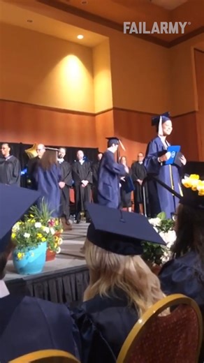 well, that's one way to make a memory 😂 #graduation #school #fail | FailArmy