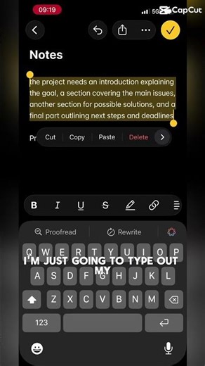 How to make an outline with Apple AI #appleai #iphone16 #appleintelligence