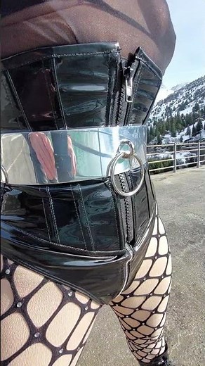 brand new locking metal corset belt / abschliessbarer Korsett-Gürtel aus Metall