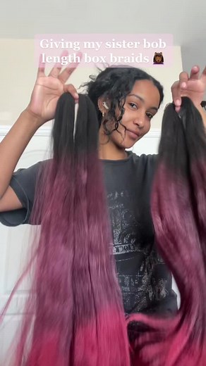 Stylish Bob Length Box Braids Tutorial