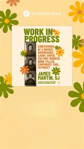 Dear friends: My new book "Work in Progress," a memoir about finding work through a variety of crazy summer jobs, finding God as a Jesuit priest, and learning some life lessons along the way, is published today by HarperOneBooks. It's available in print, e-book and audio. We'll be reading it here, on this page, as a book club, starting on Friday at 3 PM ET. I hope you it helps you notice God in your own daily life! https://www.harpercollins.com/pages/jamesmartin | Fr. James Martin, SJ