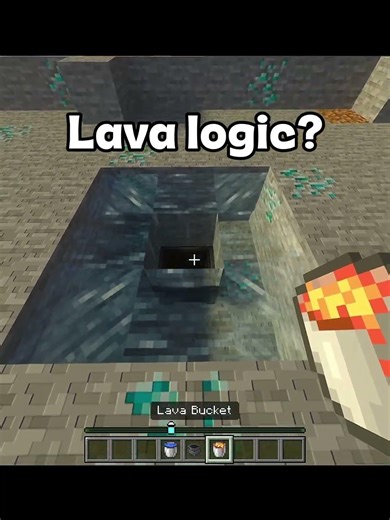Minecraft Logic!💀 #minecraft #shorts