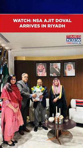 India-Saudi Relations: India’s NSA Ajit Doval Reaches Riyadh on Official Visit | TIMES NOW